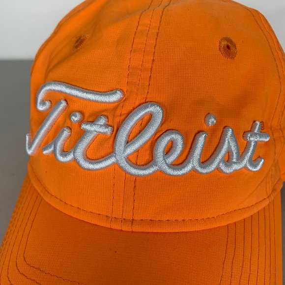 Titleist orange golf hat - Picture 4 of 8